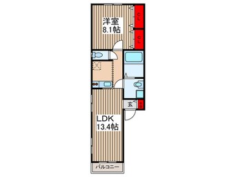 間取図 ﾐﾙｸﾘｰｸ戸塚