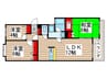 レジデンス　エスポワ-ル 3LDKの間取り