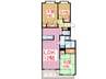 レジデンス　エスポワ-ル 2LDK+Sの間取り