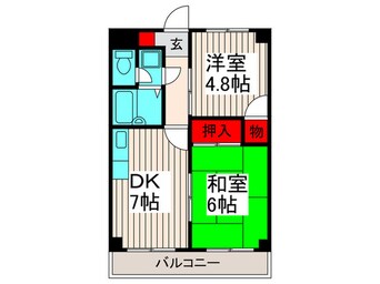 間取図 第２コ－ポキエイ