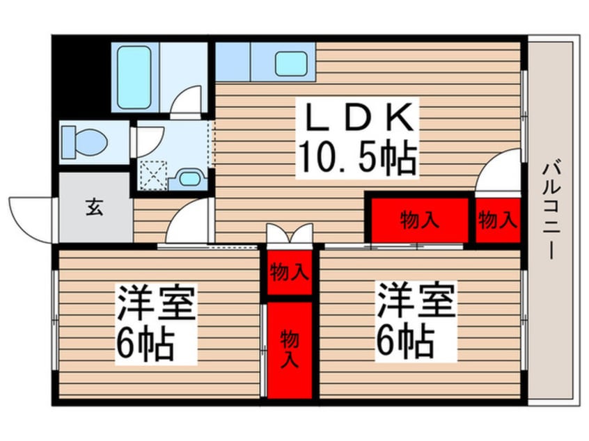 間取図 高橋ハイツ