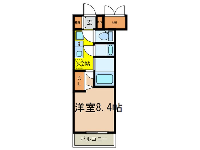 間取り図 ＭＡＸＩＶ西大島（205）
