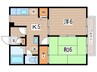 サンハイツＡ 2Kの間取り
