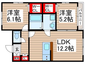 間取図 プレミール・ヴィラ