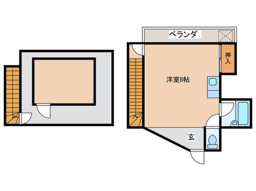 間取図 ホワイトコーポ第二