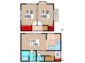 芝山4丁目戸建ての間取図