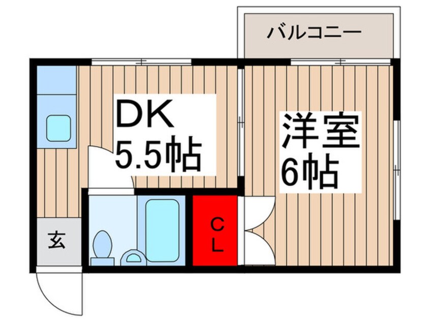 間取図 ｼｪﾄﾜ竜田