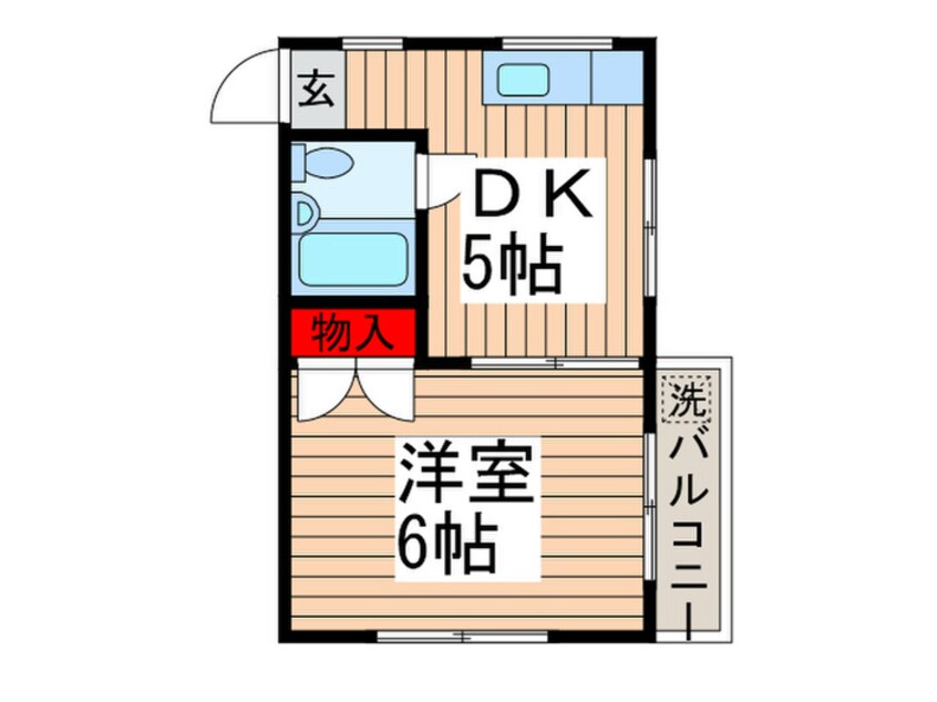 間取図 ｼｪﾄﾜ竜田