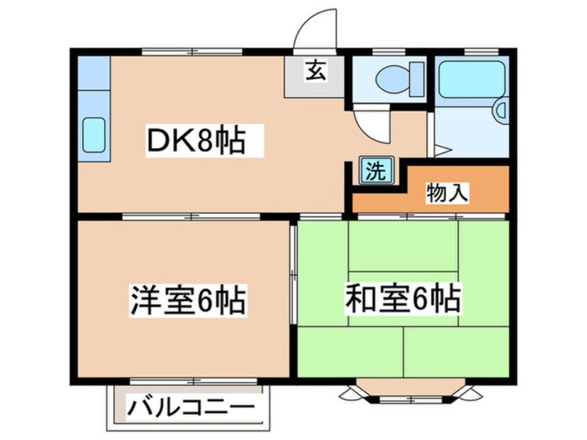 間取図 エスティハイム２