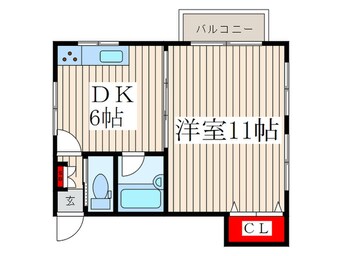 間取図 フロ－ラル中葛西Ⅱ