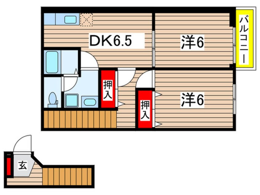 間取図 サンセールメゾン514