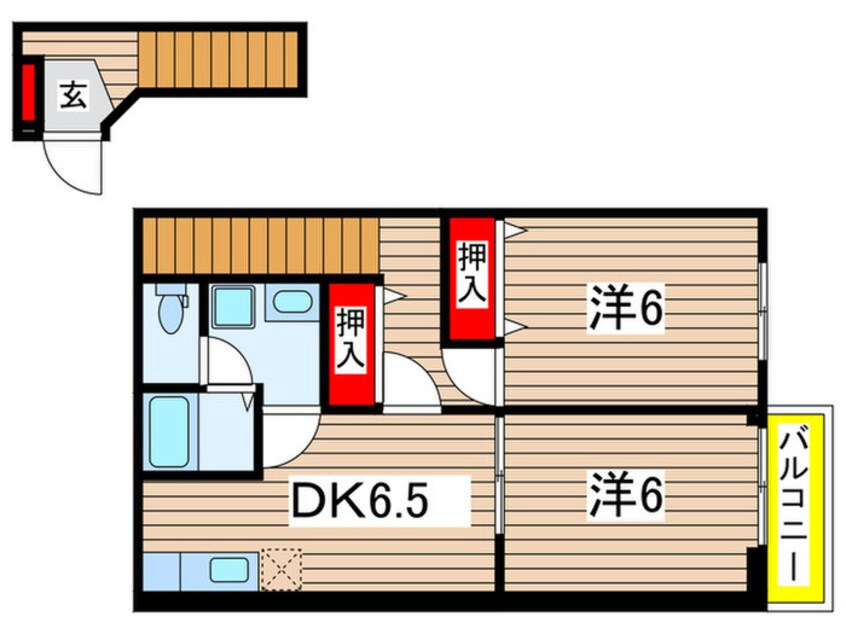 間取図 サンセールメゾン514