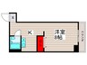プラーズ関原 1Kの間取り