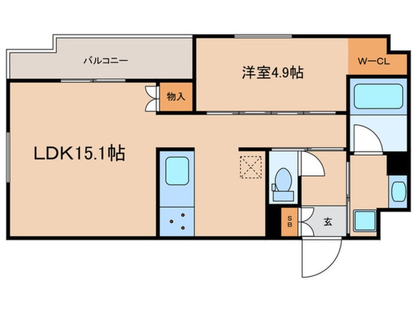 間取図 ルネスクラカタ