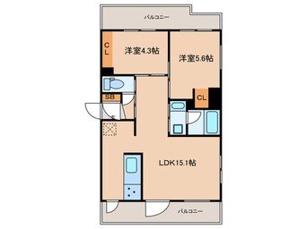 間取図 ルネスクラカタ