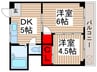 タカラマンション 2DKの間取り