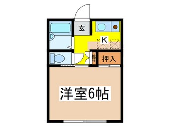 間取図 ファンテ－ヌメゾン片倉