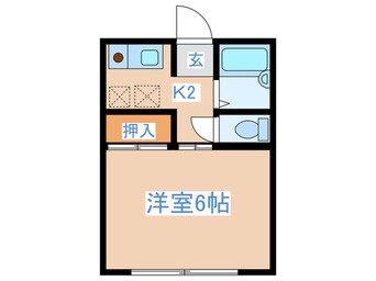 間取図 ファンテ－ヌメゾン片倉