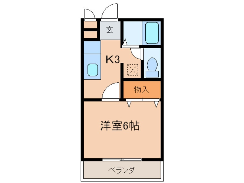 間取図 キャナルコ－ト