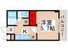 キャナルコ－ト 1Kの間取り