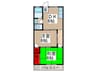 栄マンション 2DKの間取り