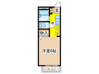 間取図 ヴィラ－ジュカマヌキ