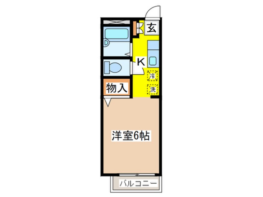 間取図 ヴィラ－ジュカマヌキ