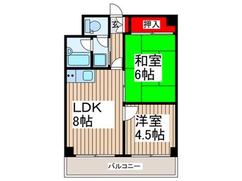 間取図 リバ－サイド木場(1F－6F)