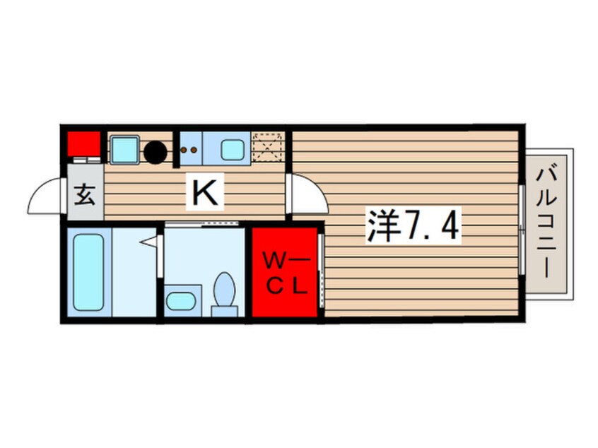 間取図 ベルメゾンＫ