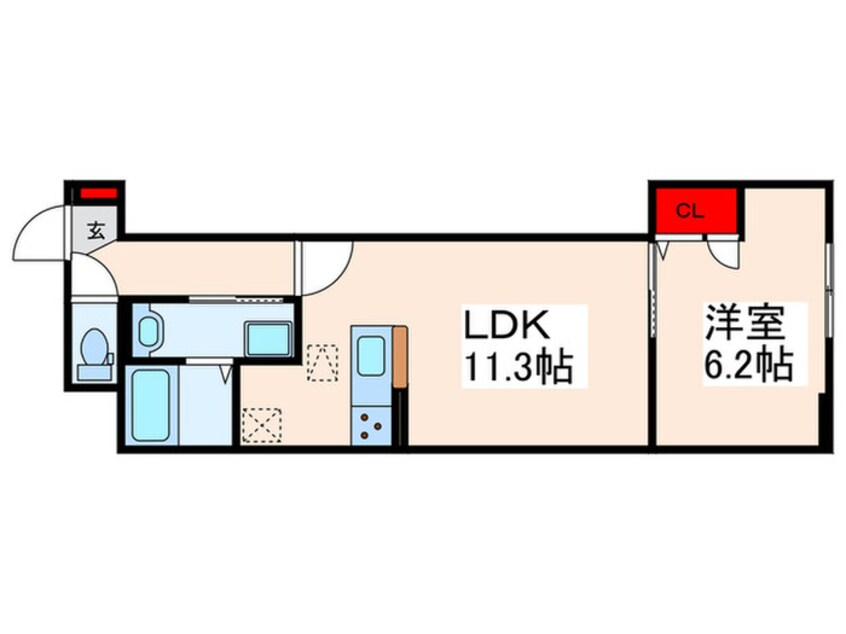 間取図 仮）江戸川区谷河内ＰＪ