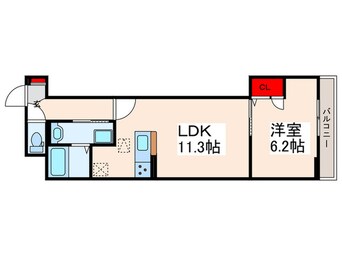 間取図 メゾン・ド・クレマ