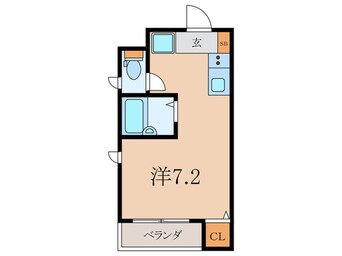 間取図 シャレー中目黒カワベ第18