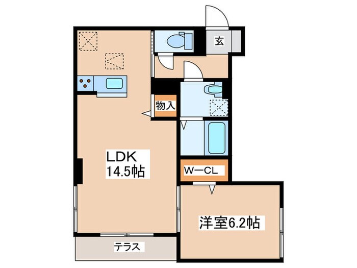 間取り図 アメジスト東海岸北三丁目