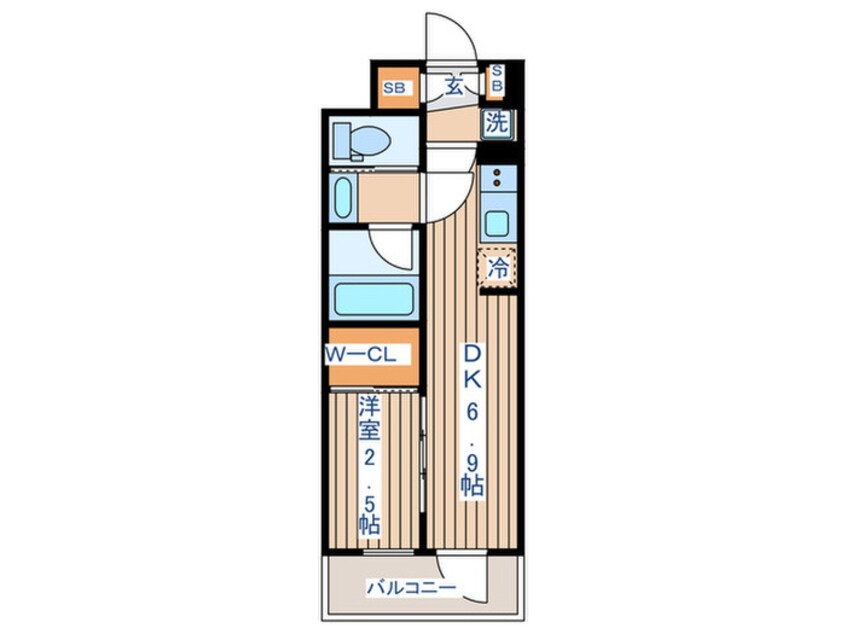 間取図 リビオメゾン東北沢