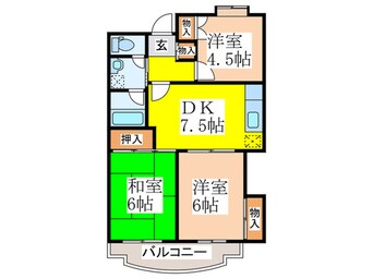 間取図 グラース武蔵野