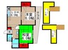 ダグラスファ－大野 2LDKの間取り
