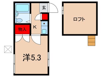 間取図 三島コ－ポ