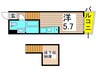 テラス　カメアリ 1Rの間取り