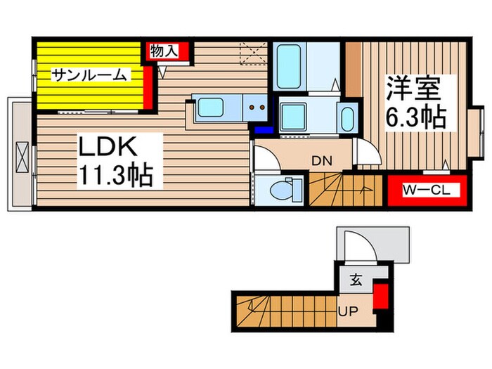 間取り図 仮)サウススターガーデン