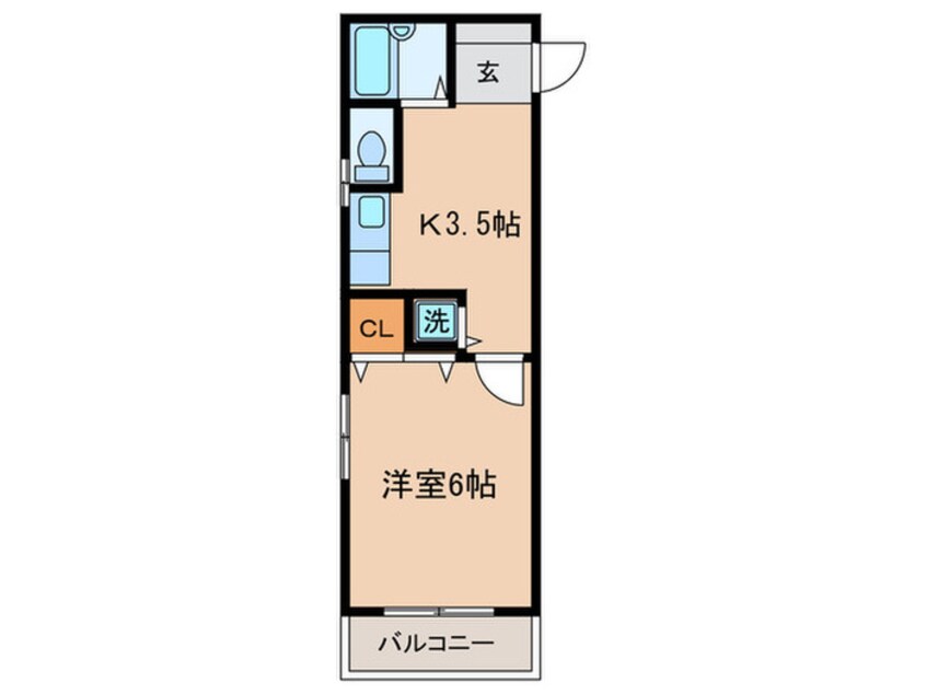 間取図 レジデンス岡部