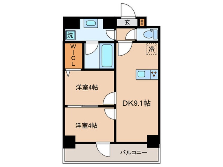 間取図 ベルシード墨田（703）