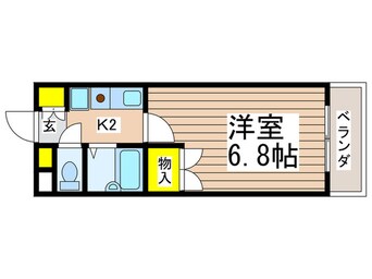 間取図 グランジュ－ルＭＫ