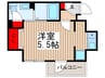 グランカーサ市川国府台 1Rの間取り
