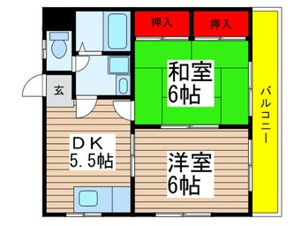 間取図 パールハイツ