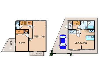 間取図 関町北５丁目戸建