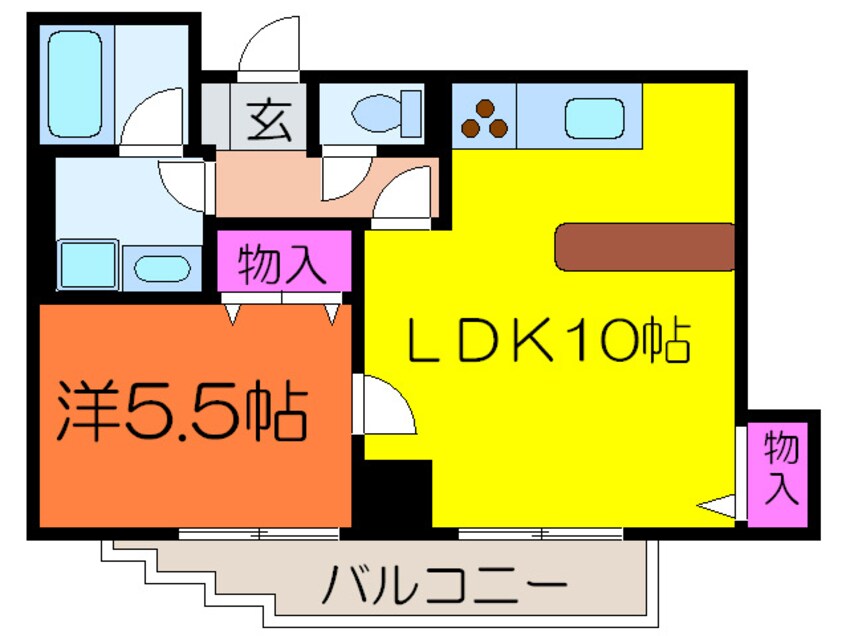 間取図 ドゥーエ練馬