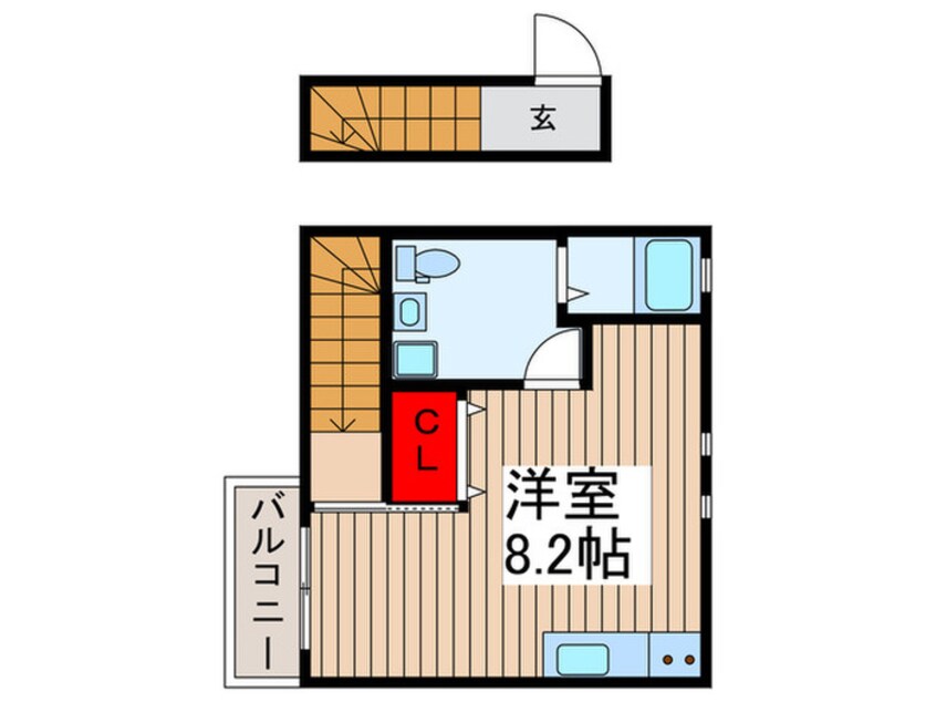 間取図 ラフィーネ若宮