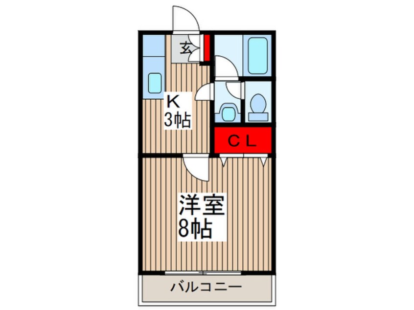 間取図 トヤマハイツ　Ⅰ