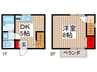 コ－ポ雅 1DKの間取り