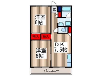 間取図 グリーンハイツ金幸
